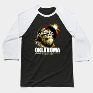 Total solar eclipse Oklahoma 2024 Baseball T-Shirt